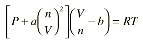 Vander waals Equation 